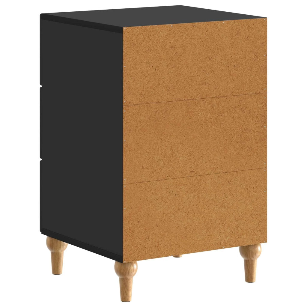 Armadio da Notte Nero 43x 41 x 66,5 cm Legno ingegnerizzato 894096