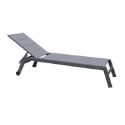 LETTINO FORMENTERA IMPILABILE IN COLORE ANTRACITE 198 X 61 X 34/95 CM