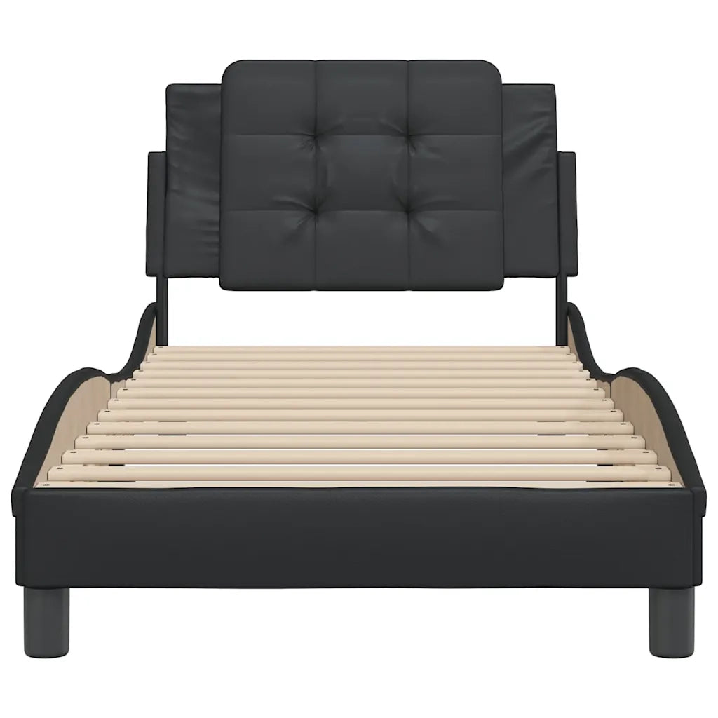 Giroletto senza Materasso Zadar Nero 90x190 cm in Similpelle 3208149