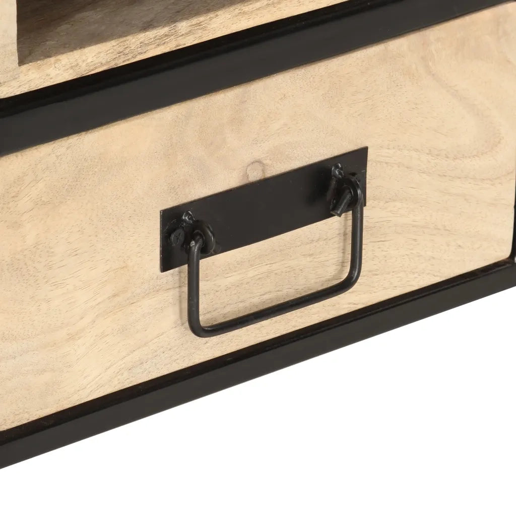 Tavolino da CaffÃ¨ 100x50x40 cm in Legno Massello di Mango