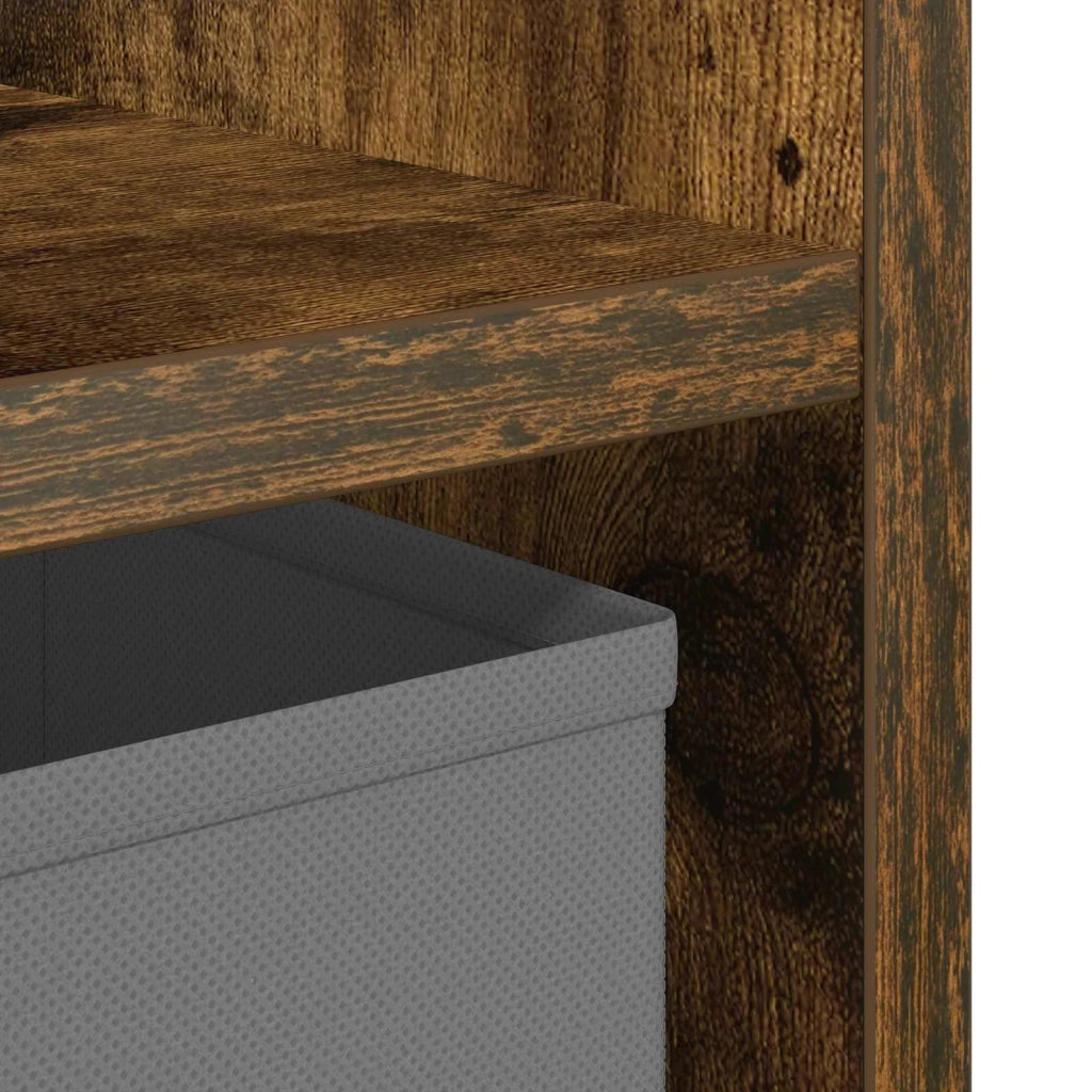 Comodino Rovere fumé 30,5 x 27 x 59,5 cm Legno multistrato 8000620