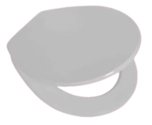Sedile WC in MDF Bianco con Cerniere Regolabili in Metallo – Distanza Fori 110–210 mm