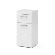 Mobiletto bagno Luna Bianco 37 x 79 cm Vicco