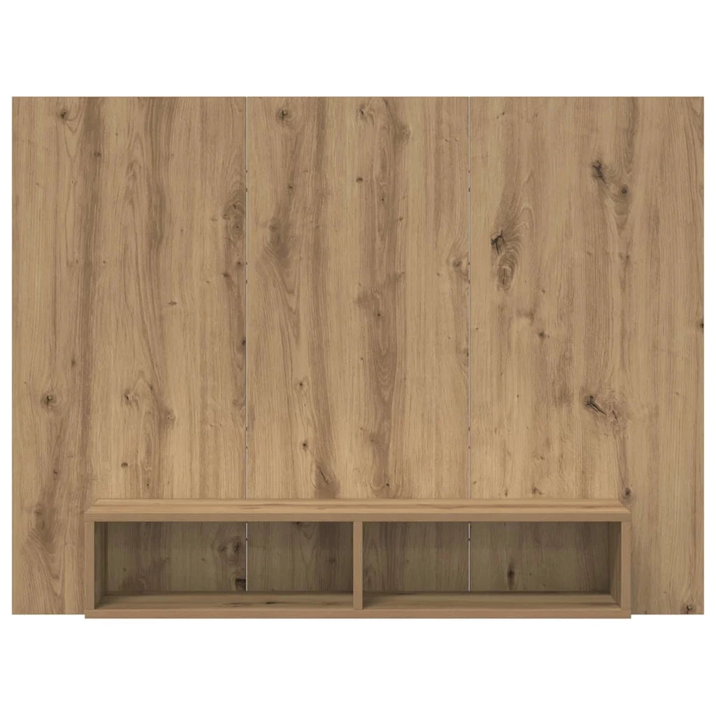 vidaXL Mobile TV da Parete rovere artigianale 120 x 23.5 x 90 cm