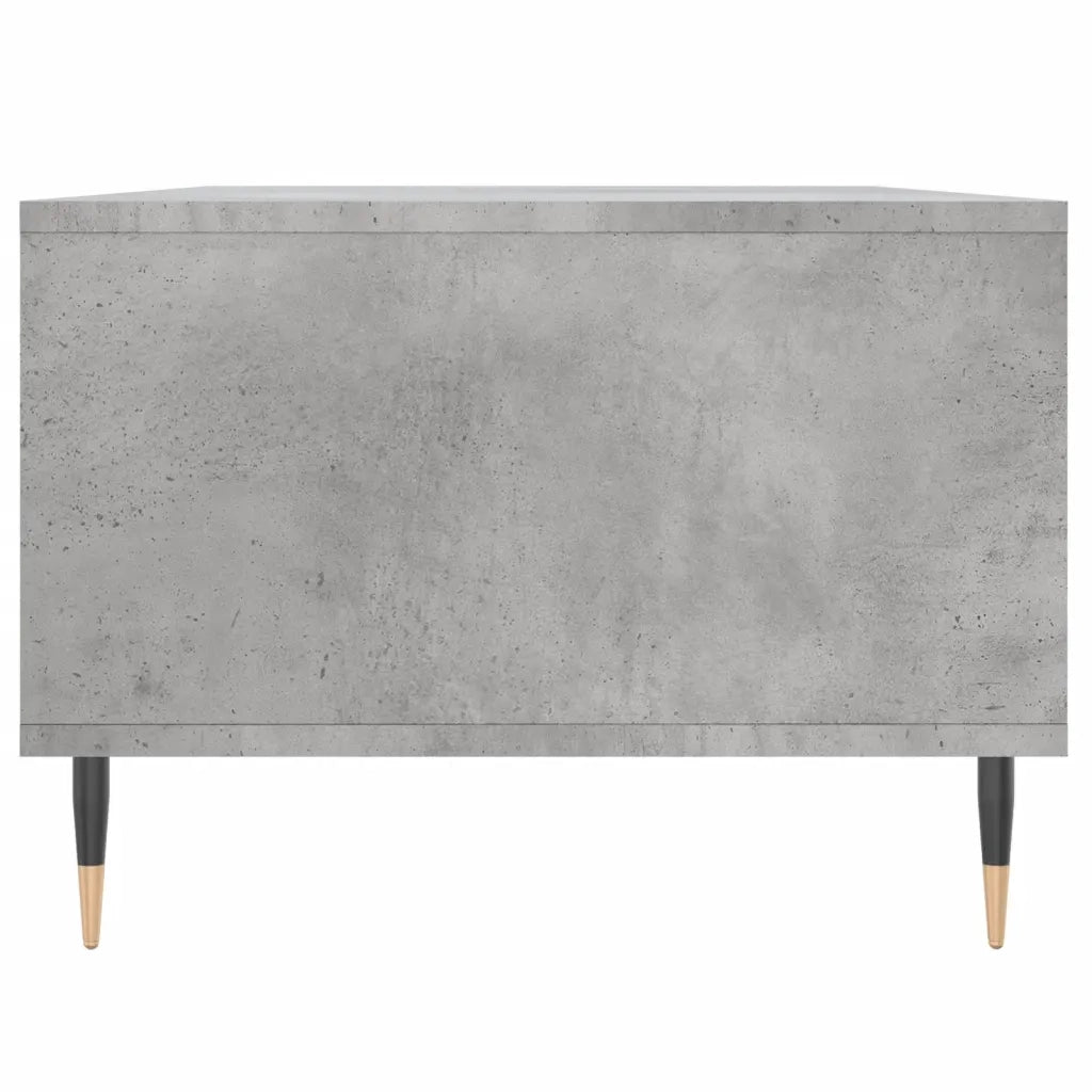 Tavolino salotto | Tavolino da caff¨¨ | Tavolino da Soggiorno Grigio Cemento 90x50x36,5 cm Legno Multistrato