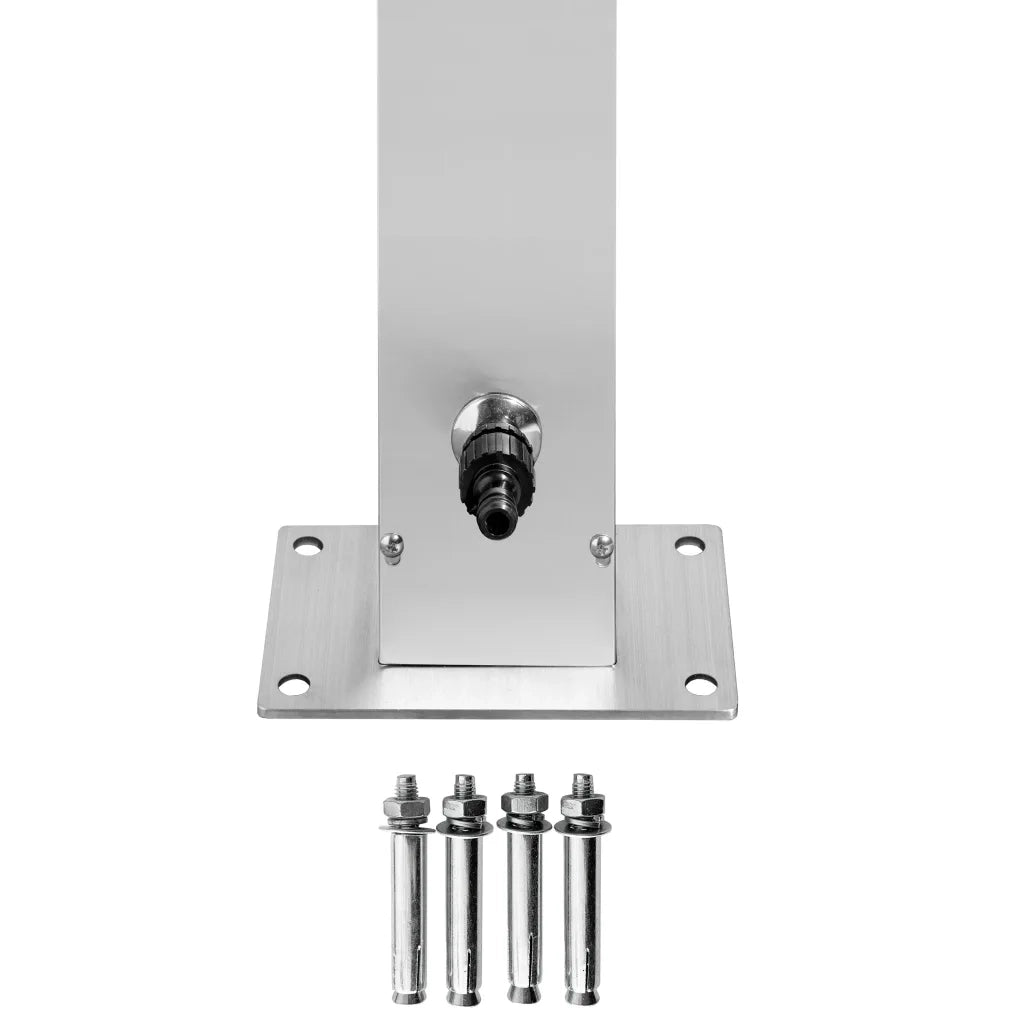 Doccia da Giardino 220 cm in Acciaio Inossidabile CFW9332738