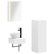 Set di Armadi da Bagno 4 pcs Bianco 43 x 11,5 x 60,5 cm 3407375