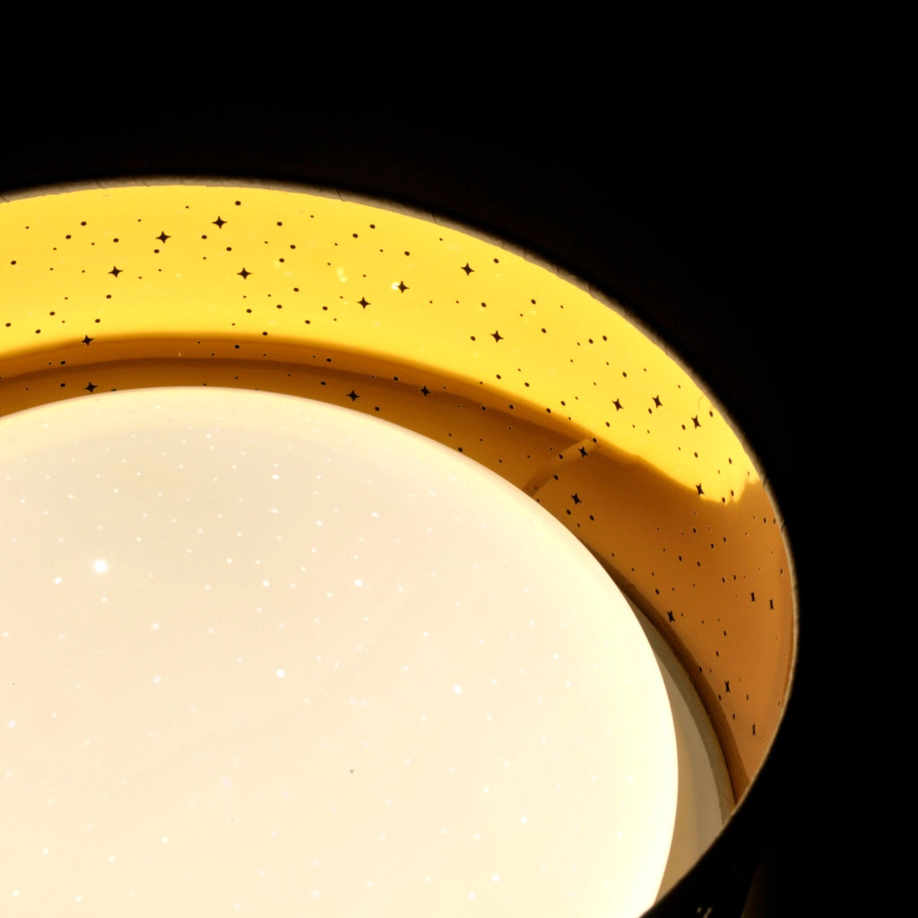 Plafoniera LED Polux Tuluza bianco oro 24W 4000K Ø40cm