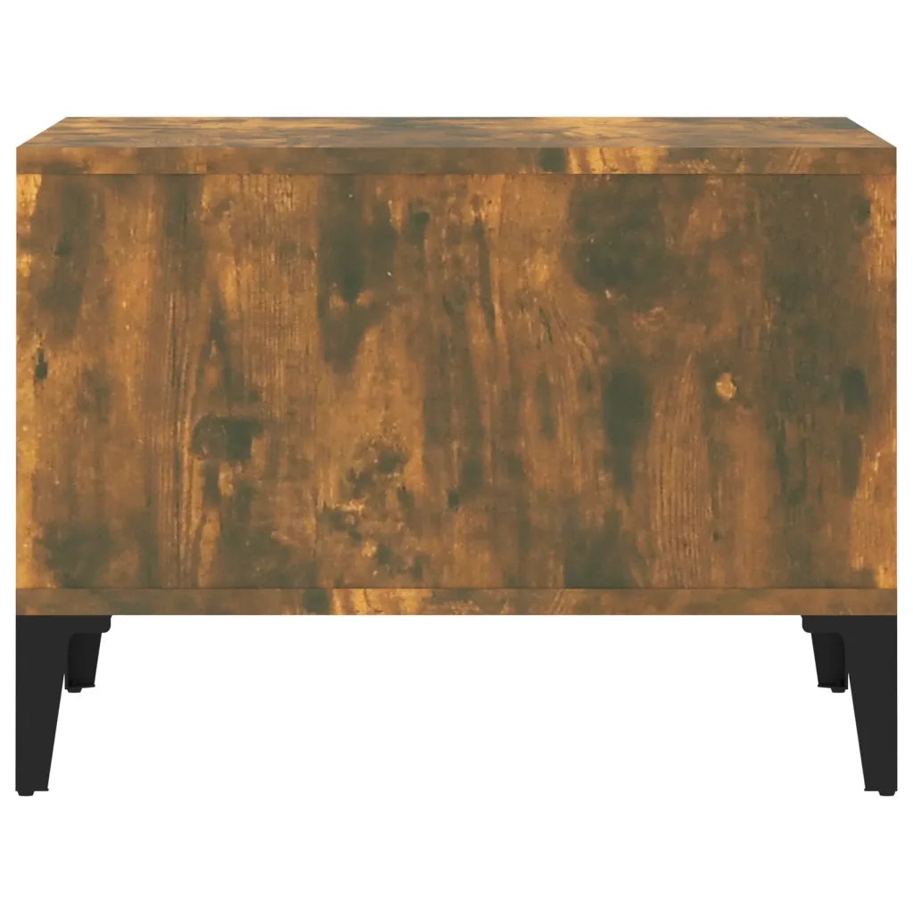 Tavolino da salotto | Tavolino da caff¨¨ | Tavolino da Soggiorno Rovere Fumo 60x50x36,5 cm Legno Multistrato
