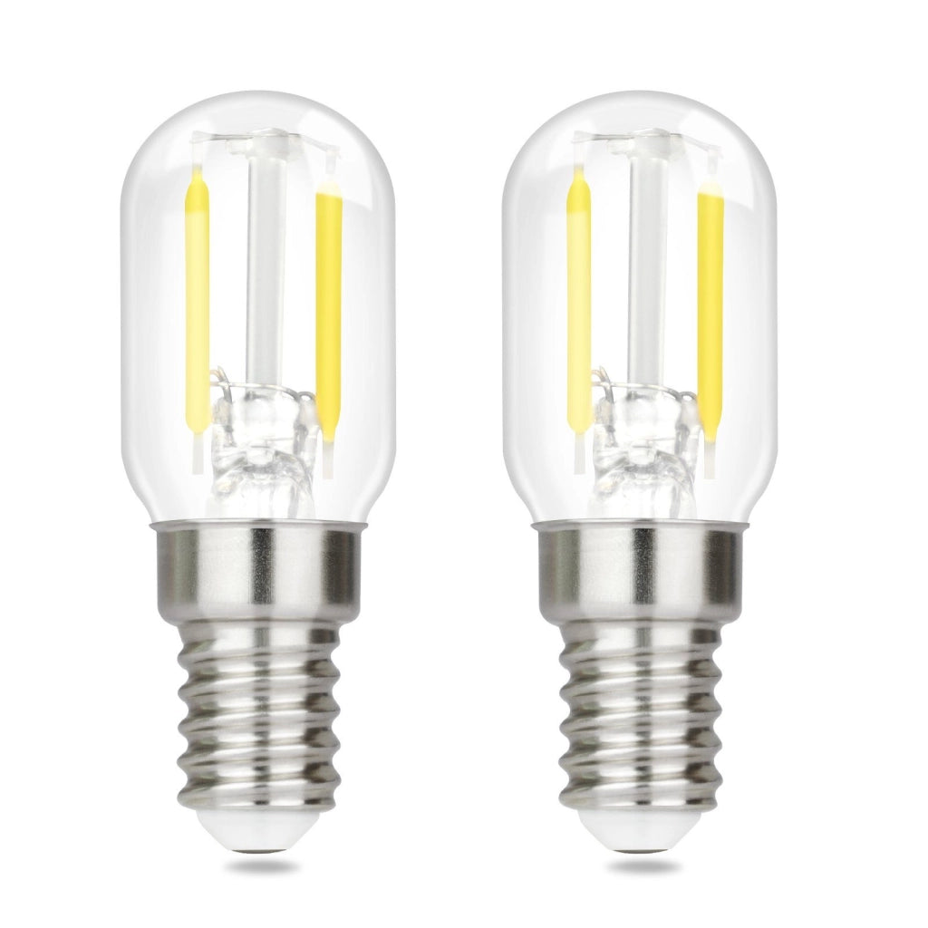 ZMH Lampadine LED Lampadine LED E14 Lampadine vintage T22 2W E14 2 pezzi bianco freddo 6000K