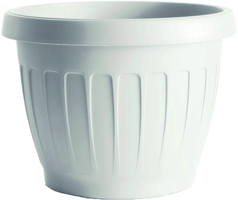 Bama VASO TONDO TERRA Col. Bianco Ø cm. 25x18,5 h