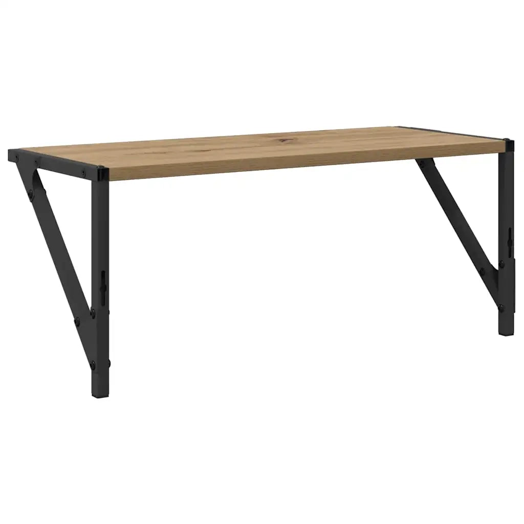 Scaffali da parete 2 pcs Rovere artigianale 60 x 25 x 25,5 cm 882857