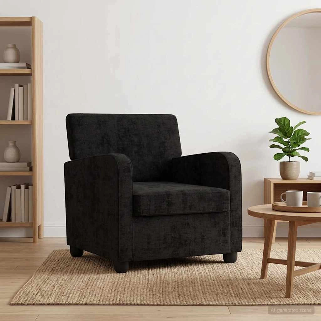 Poltrona Nero Chenille 42043445