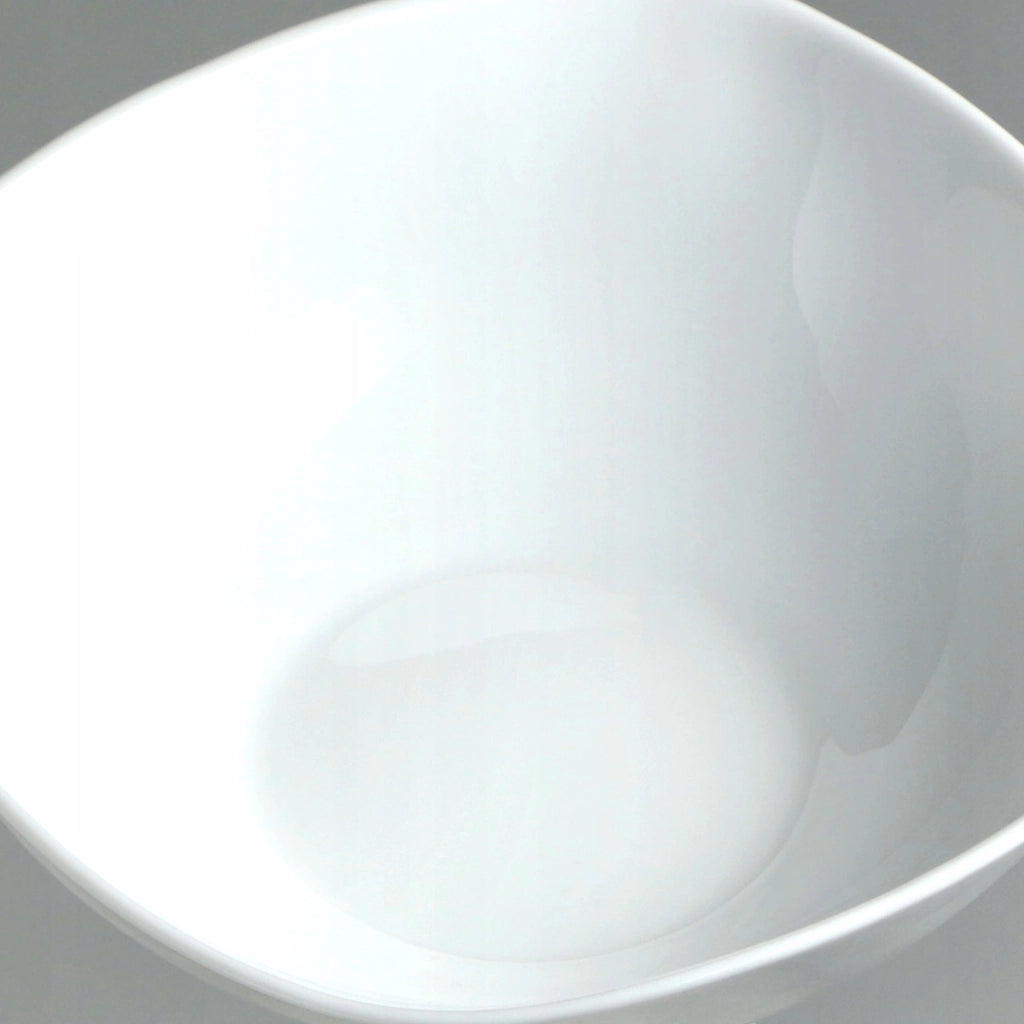 Ciotole da insalata KADAX da 19 cm in vetro, ideali per zuppe e snack, colore bianco, set da 3 pezzi.