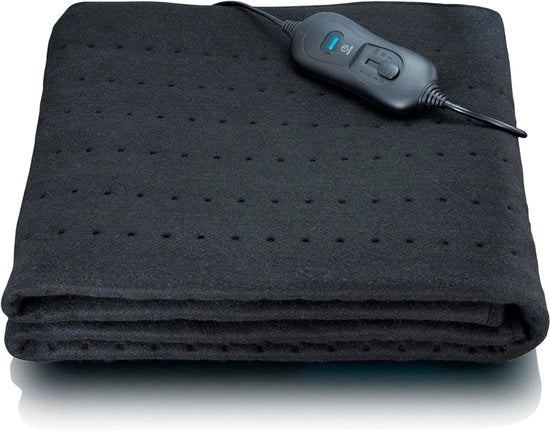 Deken elettrico per letto - Doppio deken elettrico - Doppio deken riscaldante - Doppio deken elettrico per letto - Doppio deken riscaldante per due persone - Rapido riscaldamento - Lavabile - Inverno - Comfort per camera da letto