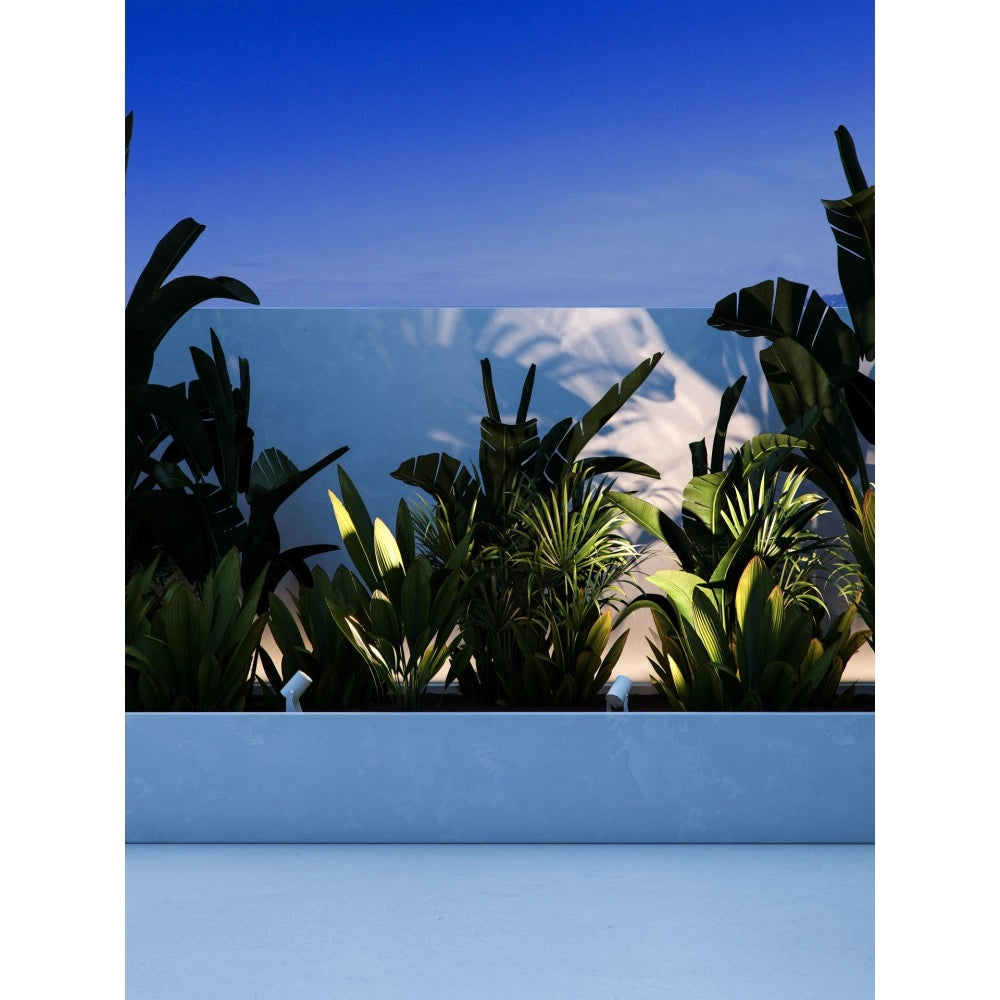 Sair XL - Faro a led a picchetto rotondo 20W IP65 Bianco 3000K - Luce da giardino per piante o siepe h38cm - Beneito faure