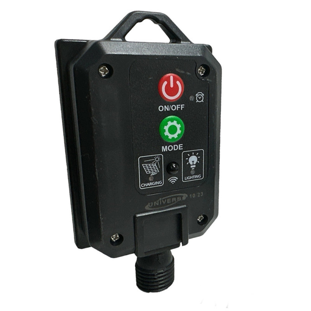 Trade Shop - Striscia Luminosa Led 10mt Con Pannello Solare Picchetto Catena Luce Decorazioni Kyp-10 -