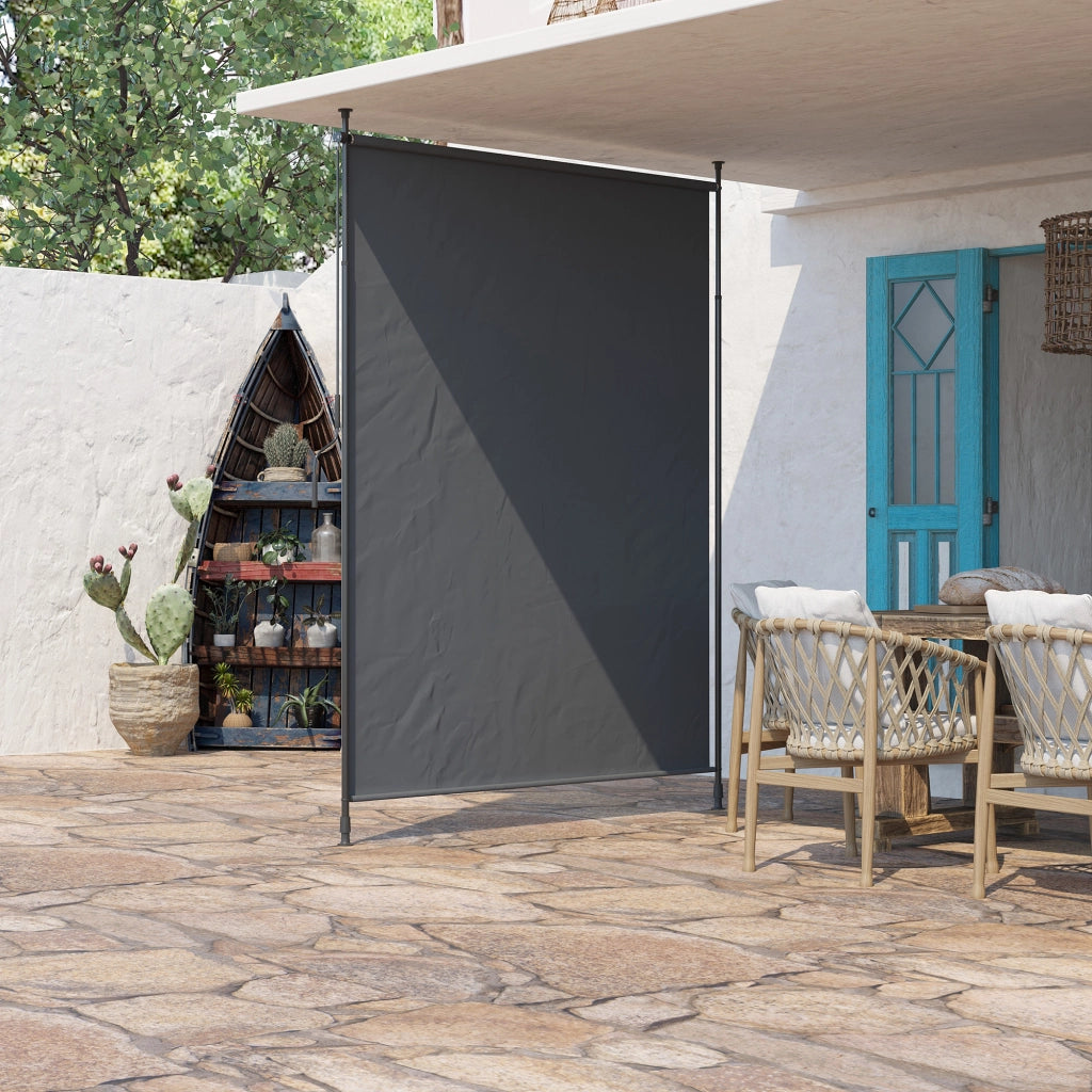Tenda da balcone scorrevole ¨C zephmum ¨C grigio alluminio 200x305 cm