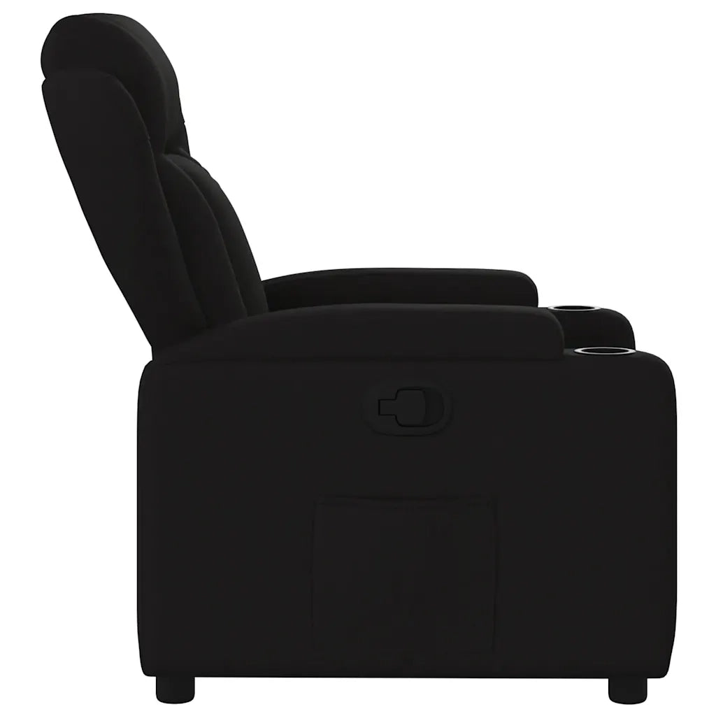 Divano Sedia-Poltrona reclinabile in tessuto nero 273676