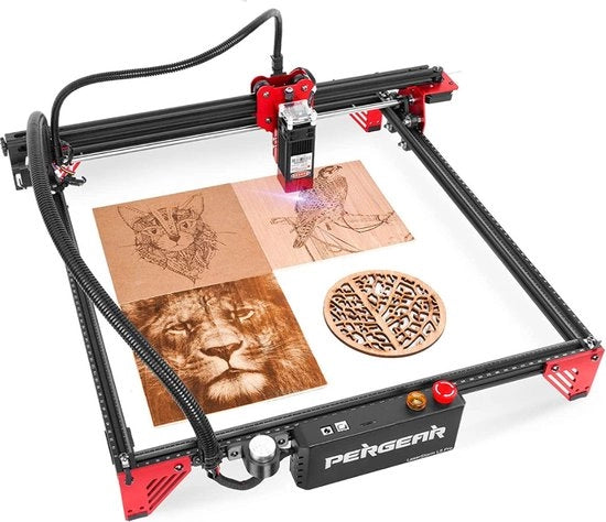 Cutter Laser DIY, Potenza 40W, Uscita 5,5W, Protezione Oculare Vetrina Compatta, Laser 11000Mm/Min per Metallo e Precisione e Versatilità per Uso Domestico.