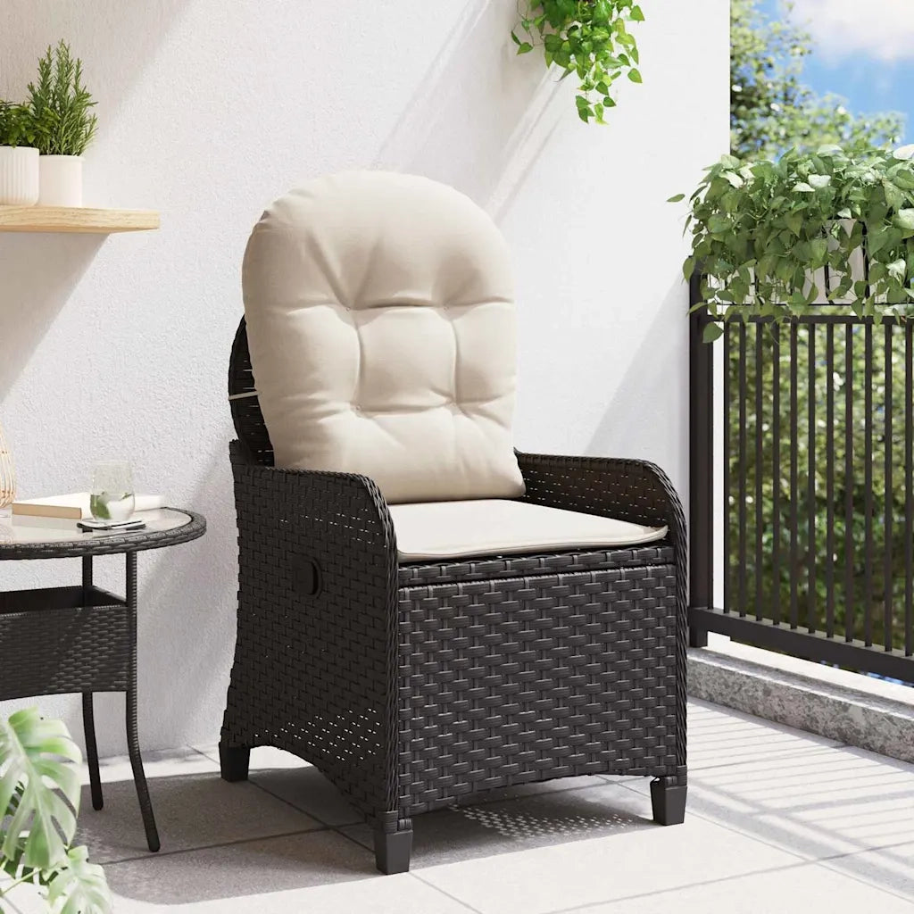 Poltrona reclinabile Nero 56 x 66 x 95 cm polyrattan CFW5623520