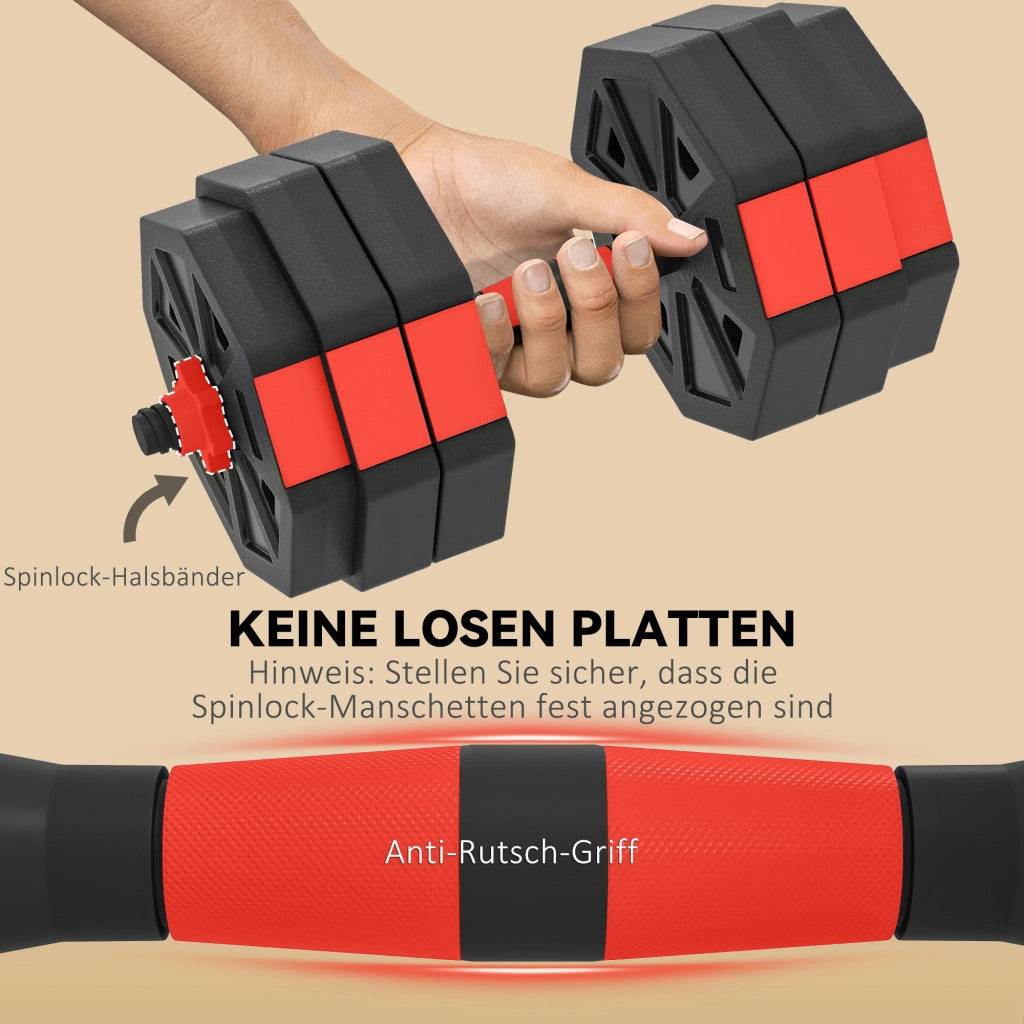 Set Hantel 6 in 1 ¨C zephmum ¨C Regolabile 25 kg