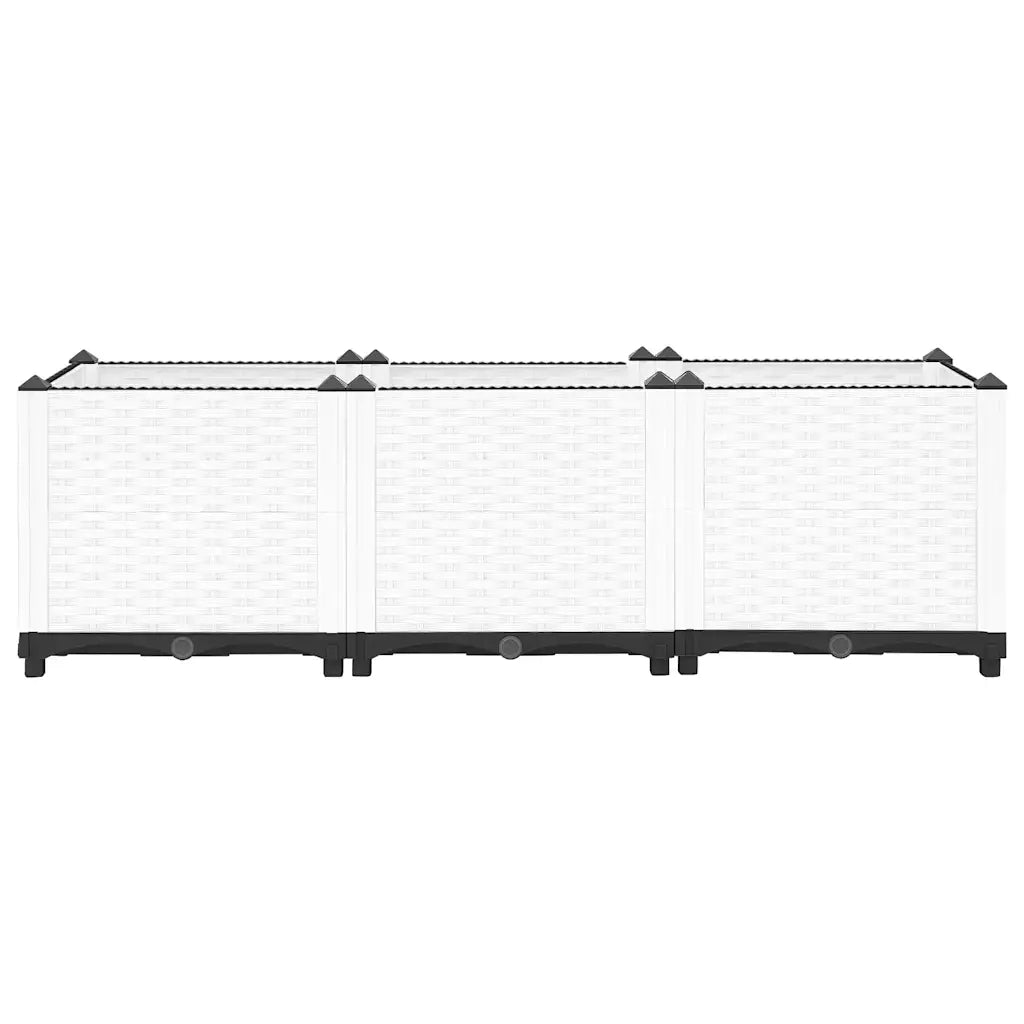 Fioriera Rialzata 120x40x38 cm in Polipropilene 153310