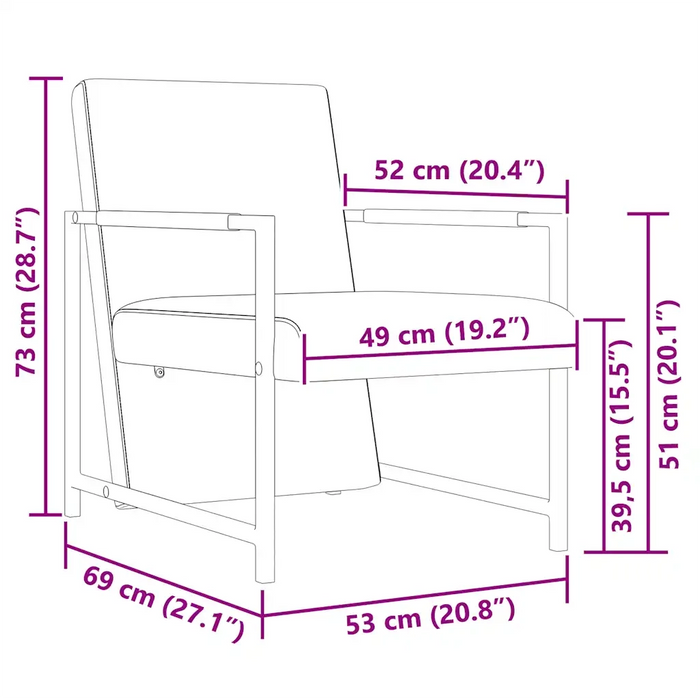 Poltrone 2 pz con Telaio Cromato Nere in Similpelle cod mxl 21119