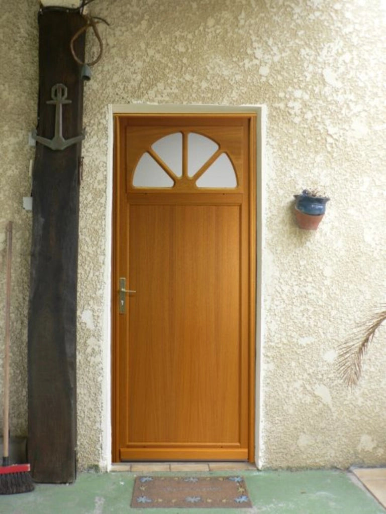 Porta di servizio Pixos in legno smaltato, H.215xl.90 p. destra + Maniglia E Canna (rif. 01245F924) Tabella Dimensioni senza maniglia