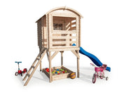 Casetta in legno non trattato Joy 163x146 cm