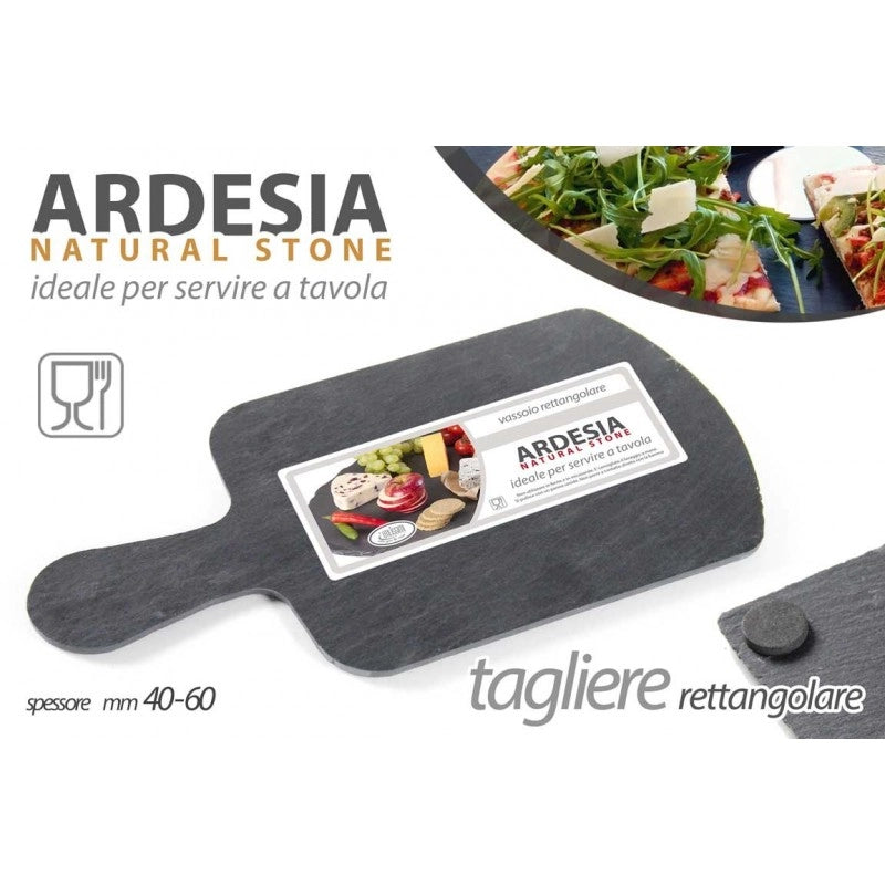 x24 Tagliere rettangolare in ardesia cm 25 x 15 casa pub o ristoranti