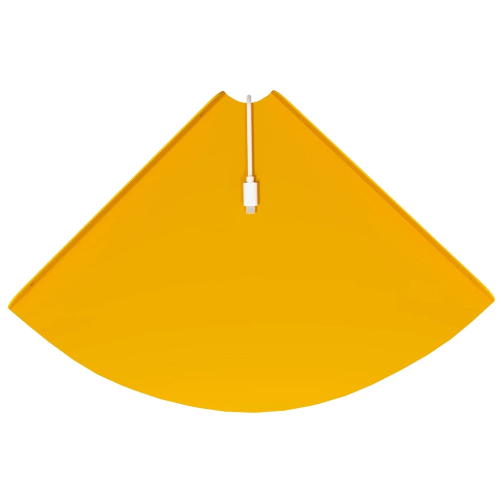 Mensola sospesa 2 pcs Giallo senape 30 x 30 x 2 cm