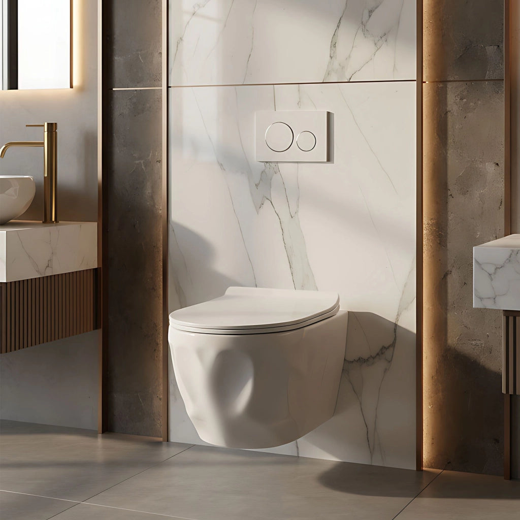 Vaso Wc Sospeso Rea Gustavo Rimless