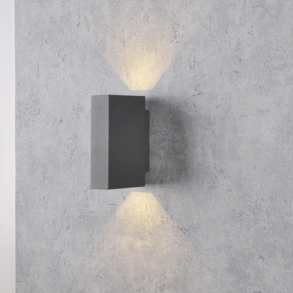 Applique esterna LED su/giù grafite 4000K Orlean Polux