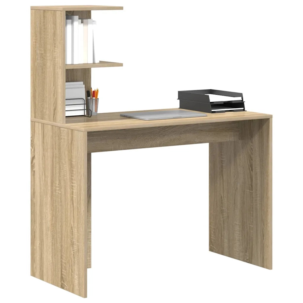 Scrivania rovere sonoma 102 x 50 x 124 cm Legno multistrato 869356
