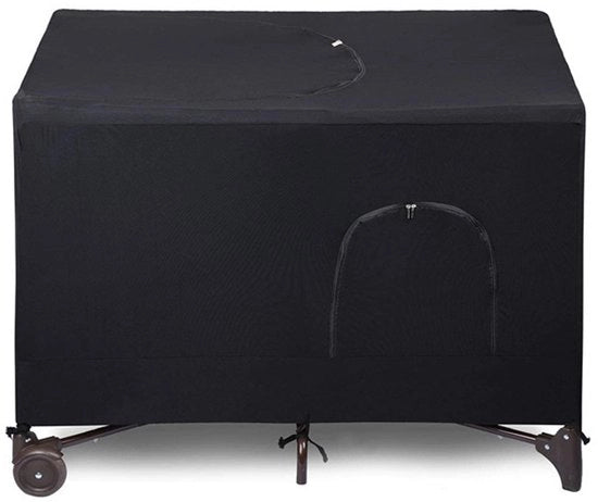 Verdunatore per lettino per bambini - Tenda per lettino per bambini, copertura per lettino, tenda per bambini respirante per interni ed esterni, portatile, espandibile, tenda per verdunare (101*72*74 cm) - nero