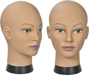 Manichino di Capelli in Cera per Allenamento - Display per Creare Pelli di Capelli - Manichino di Capelli con Chiusura Fissa Inclusa
