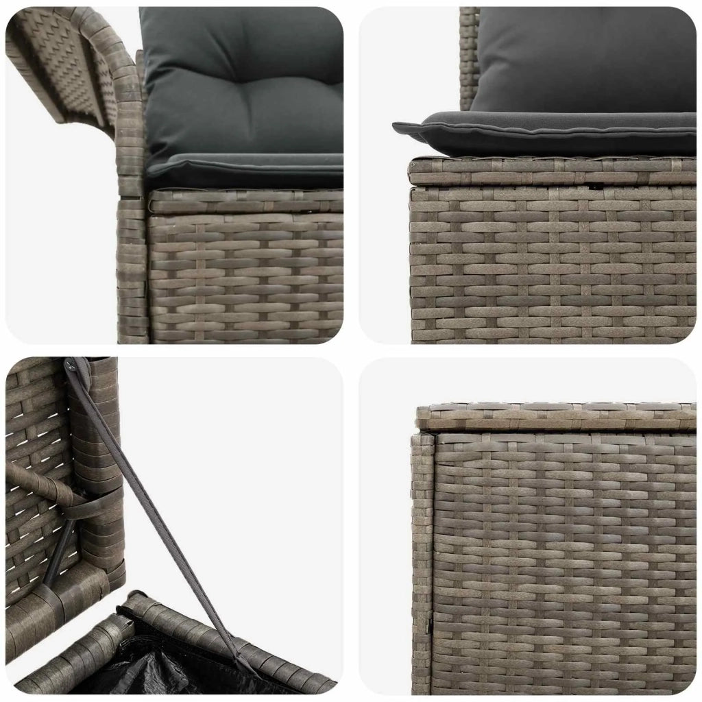 Set di divani 5 pz Grigio e Grigio Scuro 3447740