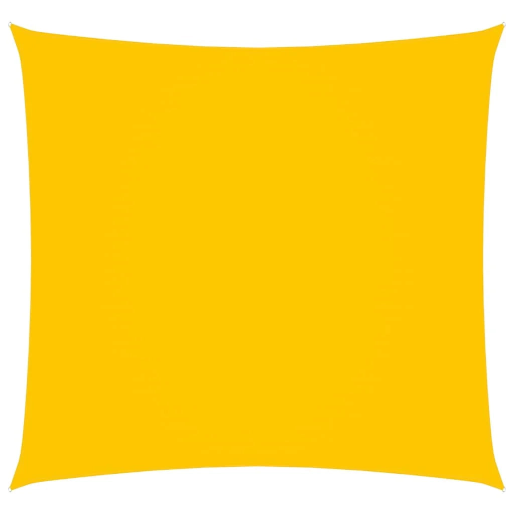 Vela ombreggiante/ombrellone quadrato in tessuto Oxford 4,5 x 4,5 m giallo 02_0009496
