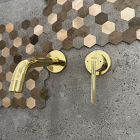 Rubinetto Da Parete Rea Argon Gold + Box