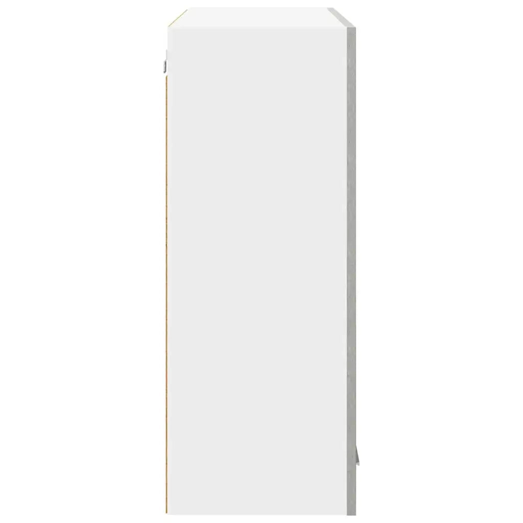 Armadio pensile con porta Grigio cemento 80 x 31 x 80 cm 884325