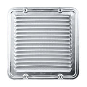 GRIGLIA AERAZIONE ALLUM C/RETE ANTINS 23X23 CM