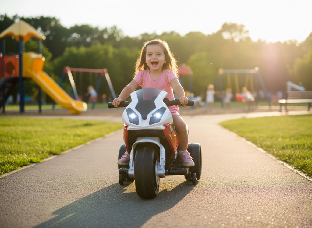 Moto Elettrica per Bambini Licenza Ufficiale BMW S1000RR Rosso