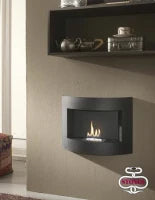 E-STYLO Biocamino da parete moderno, perfetto per creare un’atmosfera calda e accogliente nella tua casa, 15.5cm X 63cm H. 45cm