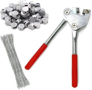 Pompa per sigillatura 165 mm - 80 sigillature - Contatore d'acqua - Plieri in acciaio - Manico antiscivolo - Resistenza alle alte temperature - Torsione di chiusura