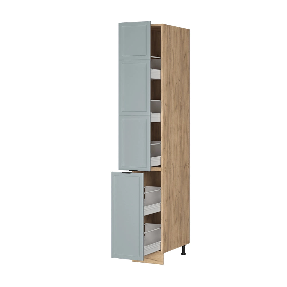 Armadio da farmacia Fame-Line Blu-grigio chiaro/Rovere dorato 30 cm Vicco