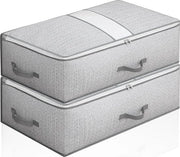Cassetto di stoccaggio per sotto il letto - 30L contenitore pieghevole di stoccaggio abbigliamento con coperchio