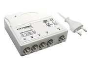 Amplificatore Interno 1 in 4 Out 1 Ingresso Uhf Vhf 4 Uscite Tv Metronic