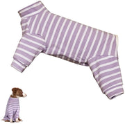 Kit di cura per cani - Tessuto ad alta respirazione cotone-elastan - Protezione addominale a doppia lastra - Cinturino - Chiusura a sicurezza - Materiale idoneo per la pelle - Kit di cura per cani