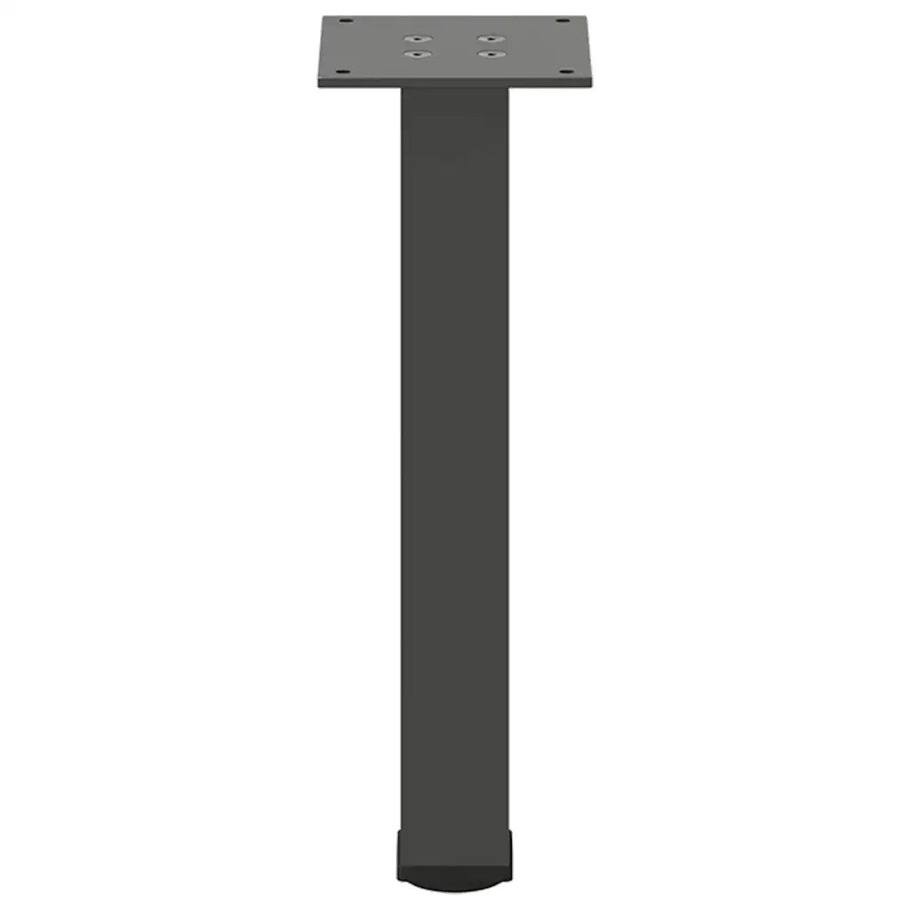 Gambe per tavolino 4 pz Antracite 42-44 cm Acciaio